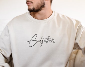 Peetvader Sweatshirt | Peetvader cadeau | Godfather ronde hals | Peetvader cadeau-idee | Godfather-voorstel