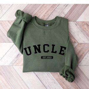 Uncle Sweatshirt | Uncle Gift | New Uncle Crewneck | Uncle Sweatshirt