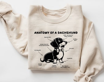 Dachshund Sweatshirt | Dachshund Personalized Sweatshirt | Dog Personalized Gift | DachshundMama gift | Dachshund Gift