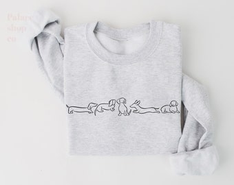 Dachshund Mom Sweatshirt | Dachshund Personalized Sweatshirt | Dog Personalized Gift | DachshundMama gift | Dachshund Gift