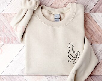 Sudadera de ganso tonto / Sudadera divertida / Sudadera de ganso