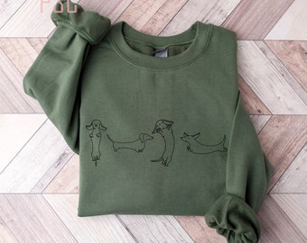 Dachshund Mom Sweatshirt | Dachshund Personalized Sweatshirt | Wiener shirt Gift | Dachshund Mama gift | Dachshund Gift | Doxie Mom
