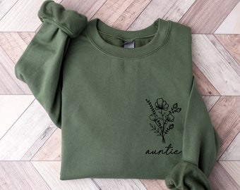 Auntie Sweatshirt  | Auntie Gift | New Auntie Crewneck | Aunt Sweatshirt | Aun to Be Gift