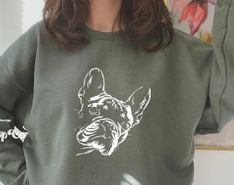 French bulldog sweatshirt, Frenchie mom, Frenchie Shirt, Frenchie  Mama gift, Frenchie  Gifts