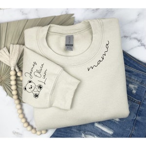 Mama Sweatshirt  | Mother&#39;s Day Gifts  | Personalized Mom Sweatshirt | Mom to Be Gift