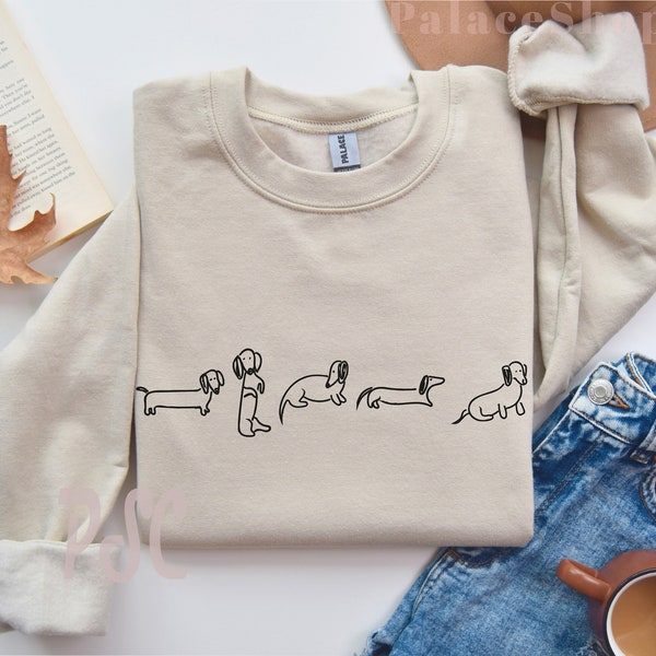 Dachshund Mom Sweatshirt | Dachshund Personalized Sweatshirt | Dog Personalized Gift | DachshundMama gift | Dachshund Gift