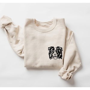 Border Collie Sweatshirt Border Collie Mama Border Collie  Lover Border Collie Mom Sweatshirt Personalized Border Collie Gift