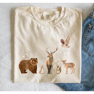 Achtung der Einheimischen Shirt, Waldtier Sweatshirt, Waldbewohner Forestcore Cottagecore Shirt
