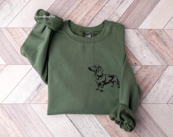 Sudadera Dachshund mamá / Sudadera personalizada Dachshund / Regalo personalizado para perros / Regalo de mamá Dachshund / Regalo Dachshund