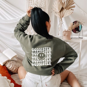 Sudadera de la hermana de Dios / Regalo de la hermana de Dios / Cuello redondo de la hermana de Dios / Idea de regalo de la hermana de Dios / Propuesta de la hermana de Dios