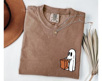Ghost T-Shirt | Spooky Ghost Tee | Halloween Shirt | Cute Ghost Graphic Tee | Boo Shirt | Funny Ghost Shirt