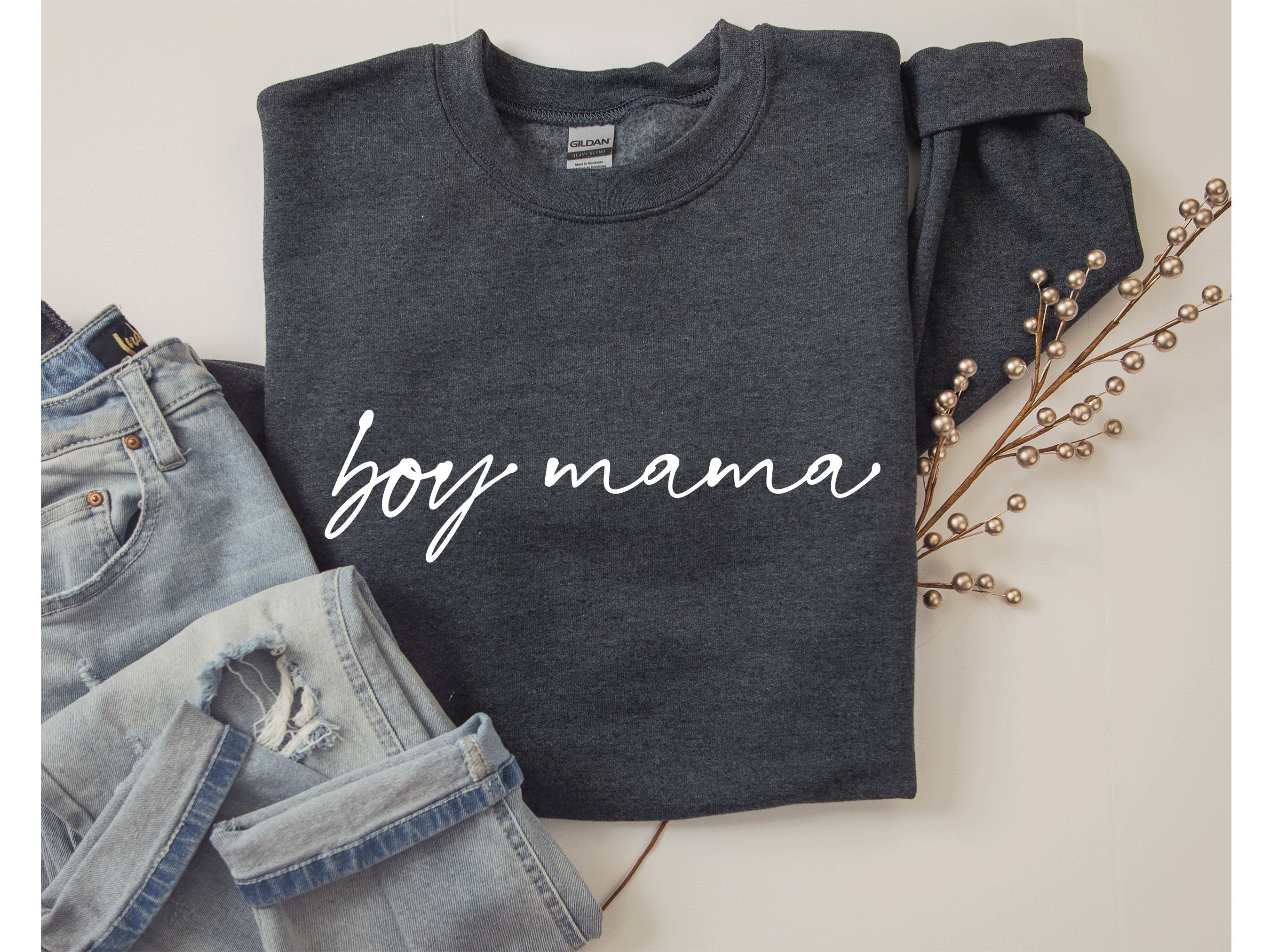 Boy Mama Sweatshirt Mama Gift Mother's Day Gift Etsy