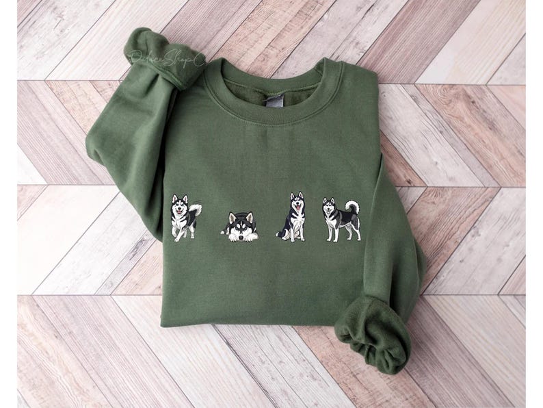 Husky dog lover shirt cozy sweatshirt for Husky owners