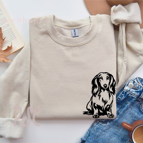 Dachshund Mom Sweatshirt | Dachshund Personalized Sweatshirt | Dog Personalized Gift | DachshundMama gift | Dachshund Gift