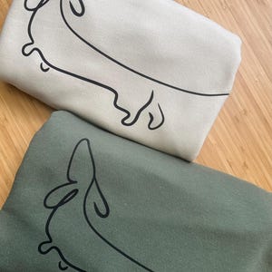 Dachshund Mom Sweatshirt | dachshund sweatshirt | dachshund gift | dachshund shirt | dackel geschenk image 3