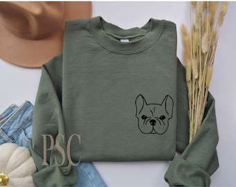 Frenchie Sweatshirt | Frenchie Mom Sweatshirt |  Frenchie  Gift | Frenchie Dog Mom Gift | Dog Sweatshirt