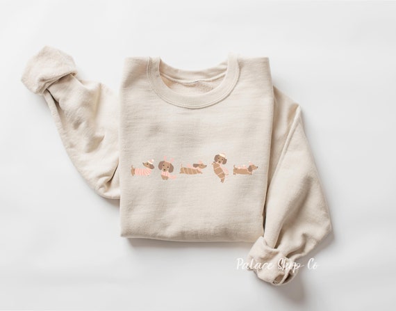 Christmas Dog Sweatshirt, Dachshund Shirt, Dachshund Gift, dackel shirt, weiner dog, Dog Owner Gift, Dachshund Sweatshirt, Christmas Dog Mom