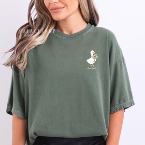 auntie birthday gift goose lover shirt