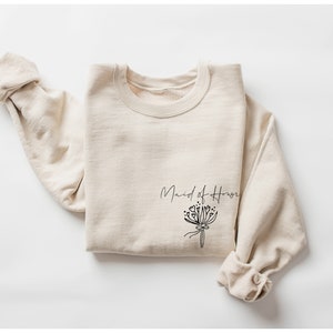 Maid of Honor Sweatshirt | Moh Gift Idea | Maid of Honor Crewneck | Brideal Party Gift