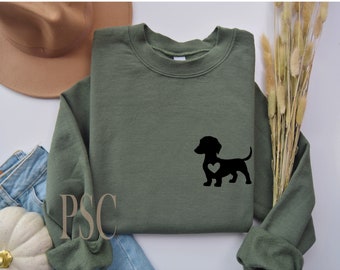 Dachshund Sweatshirt | Dachshund Mom Sweatshirt | Dachshund Gift | Dachshund Dog Mom Gift | Dog Sweatshirt