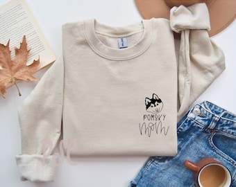 Pomsky Mom Sweatshirt | Pomsky Mama gift | Pomsky Gift