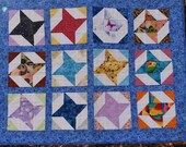 Twelve Stars Table Topper Wall Hanging Crib Quilt