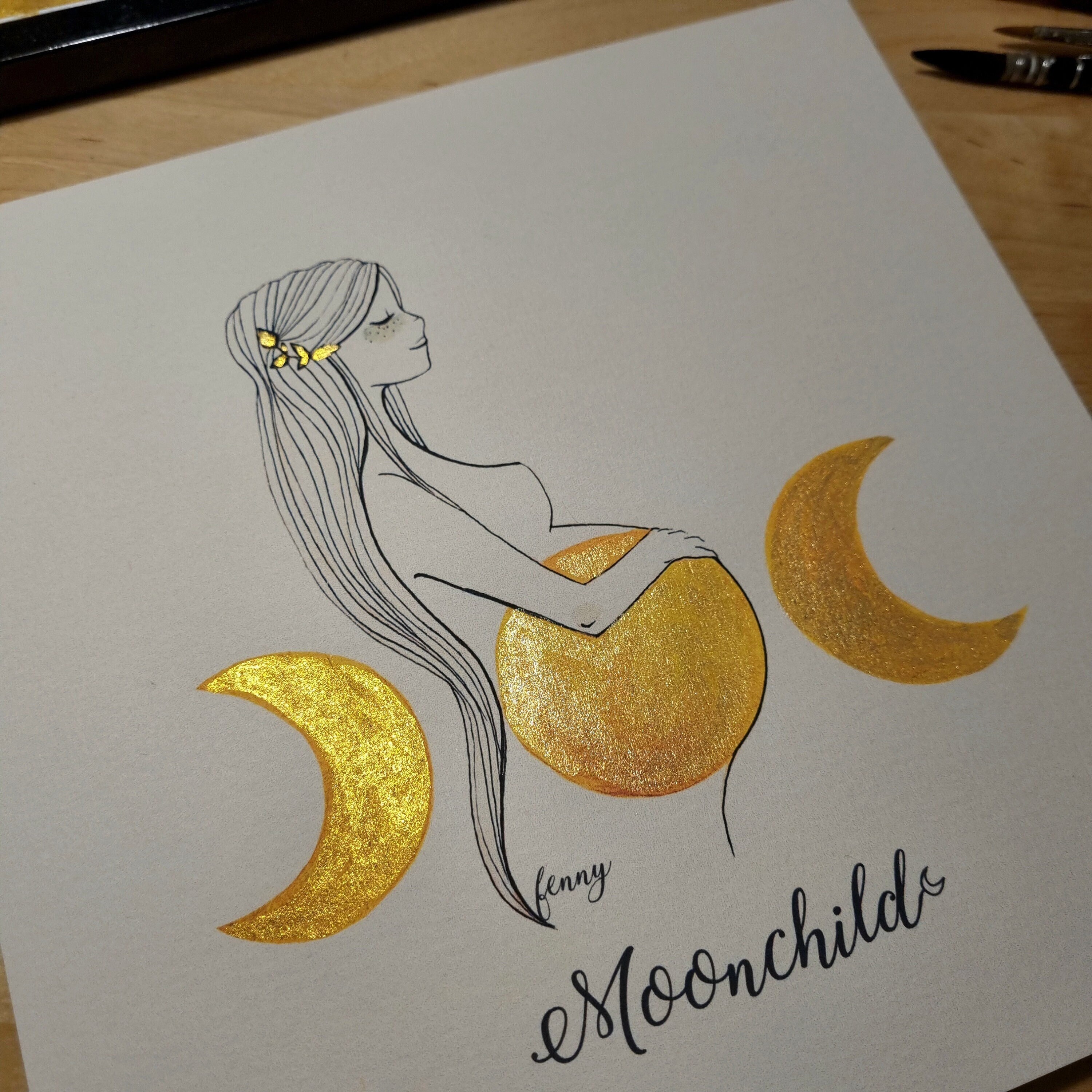 Moonchild - Tirage Limité Dorures à La Main