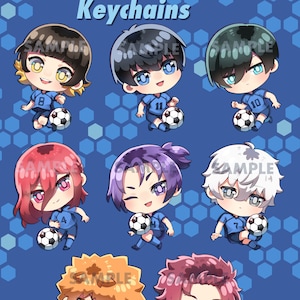 Unofficial Blue Lock Keychains