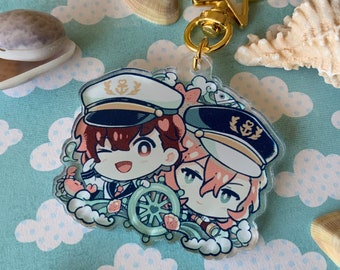 Soukoku Sailors Acrylic Keychain