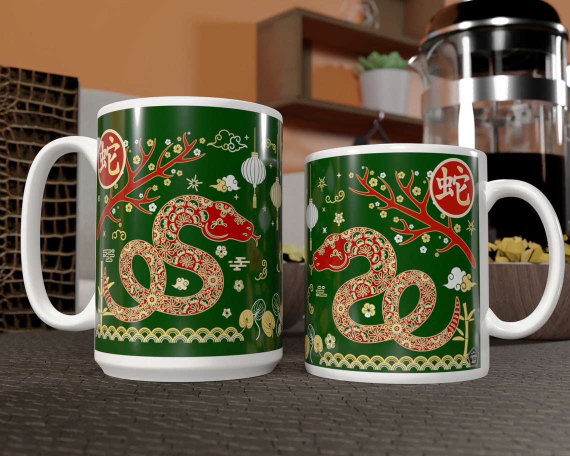 Chinese Zodiac Year of the Serpent Snake Feng Shui Decor - Etsy