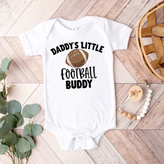 Daddys Little Football Buddy Football Bodysuit Sports - Etsy