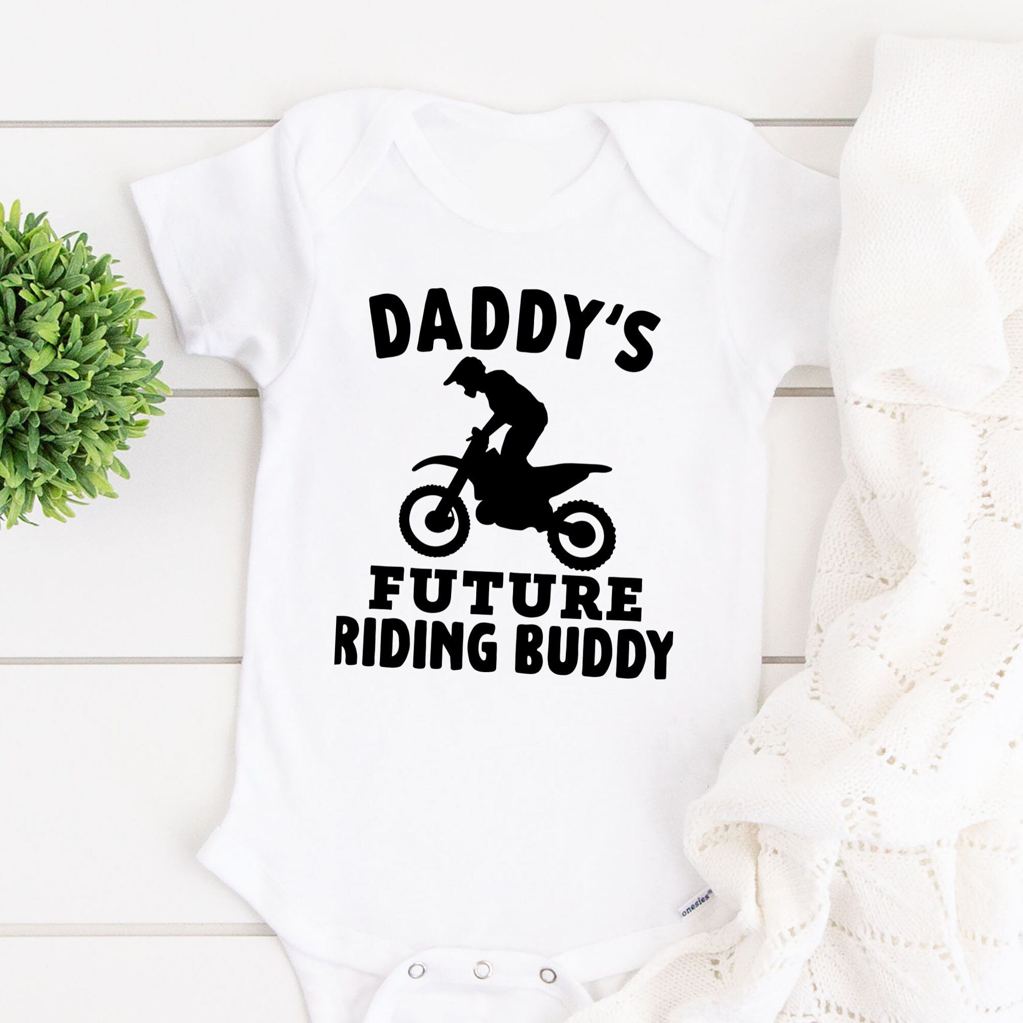 Dirt Bike Onesie® Daddy's Future Riding Buddy Onesie® Etsy