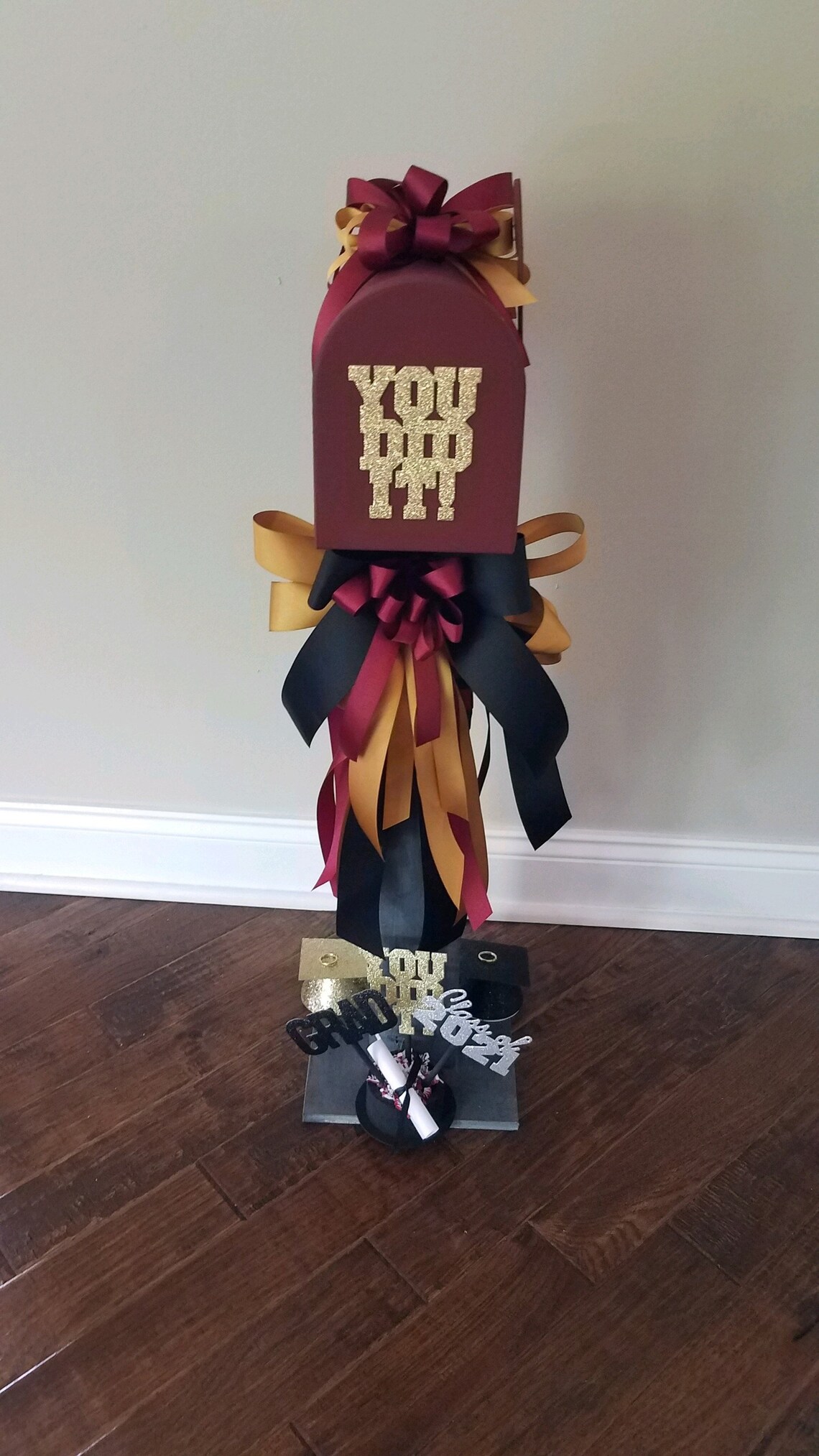 Graduation Mailbox Handmade Solid Wood Graduation Card Etsy