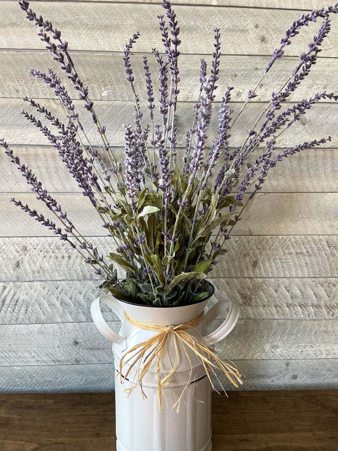 Purple Lavender Milk Jug Metal Milk Jug with Lavender Etsy