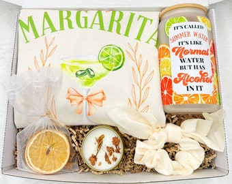 Camisa Margarita picante verano vaso esmerilado caja de regalo de verano mujeres Margarita kit cesta de regalo mujeres regalo de cumpleaños único kit de mezcla de olla a fuego lento