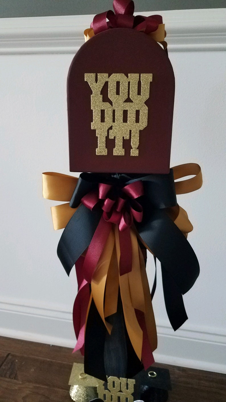Graduation Mailbox Handmade Solid Wood Graduation Card Etsy