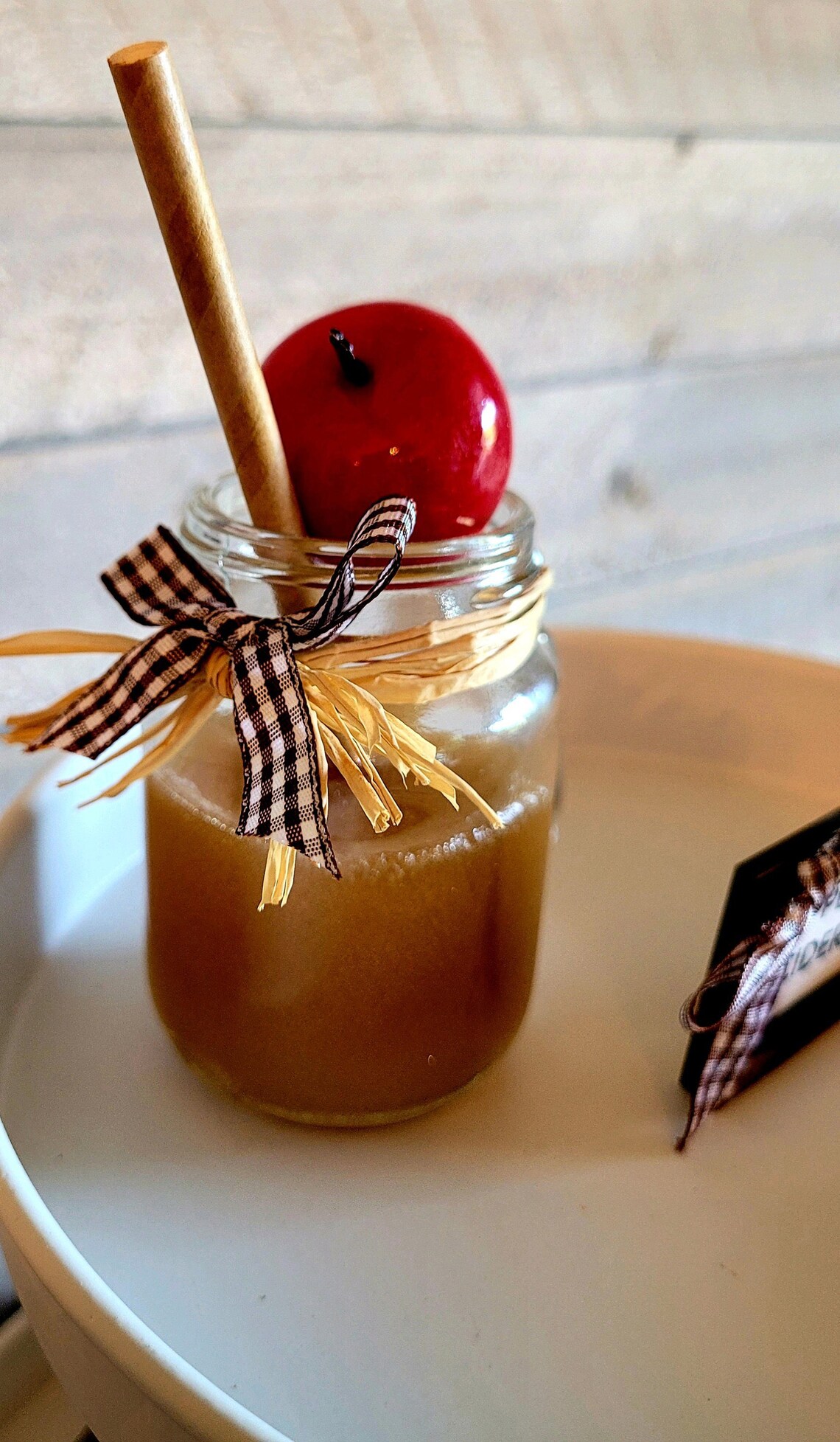 Mini Faux Apple Cider Mason Jarmini Apples for Tiermini Etsy