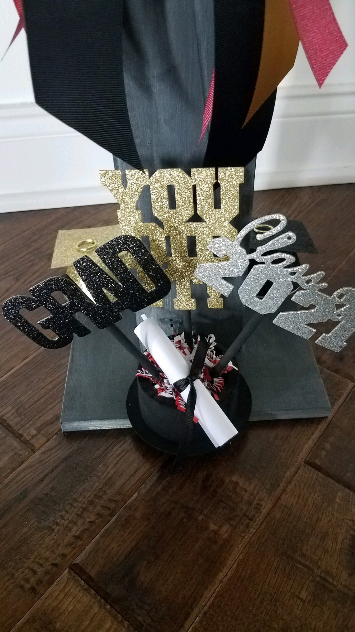 Graduation Mailbox Handmade Solid Wood Graduation Card Etsy