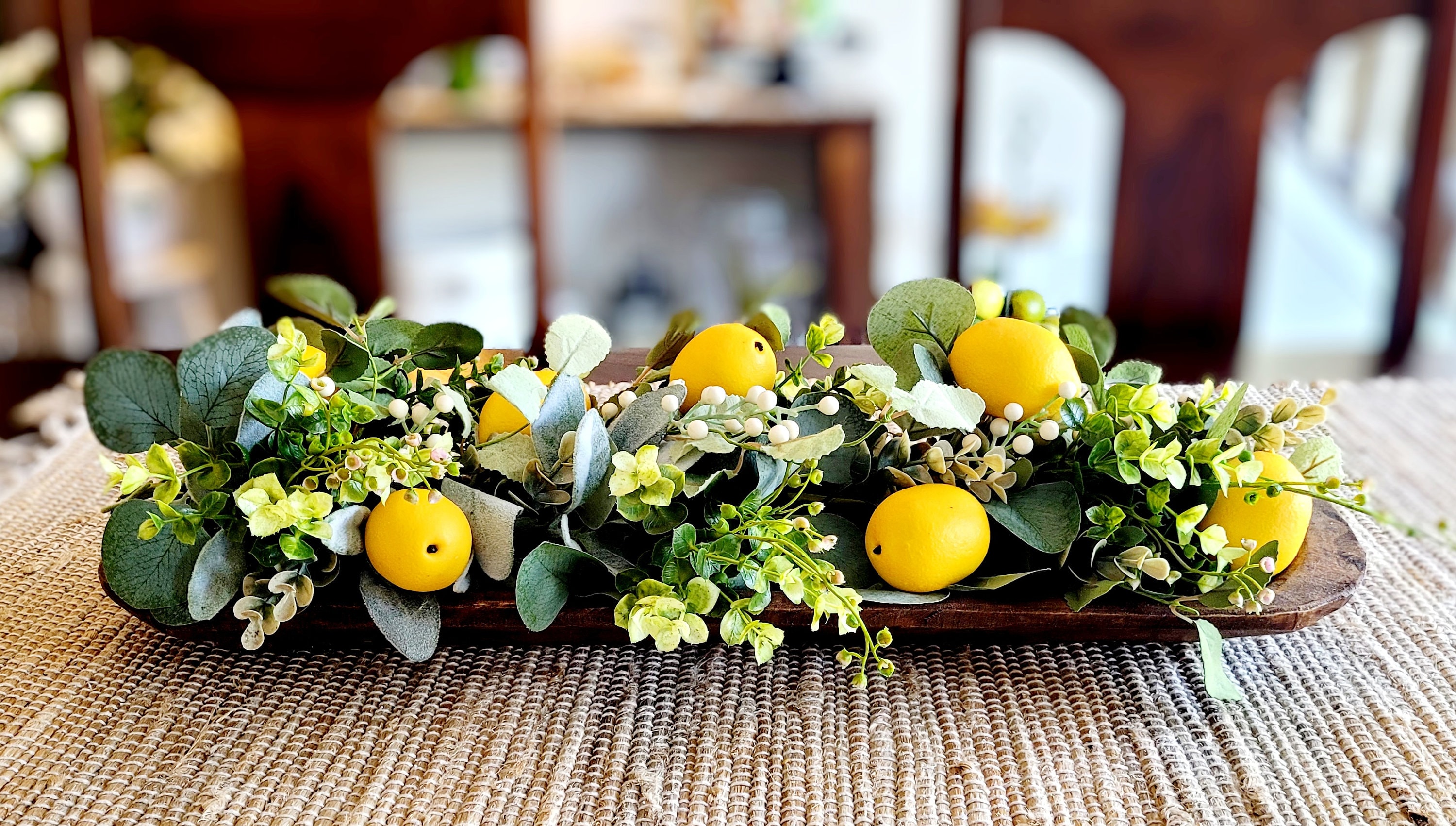 Centre De Table été MINGZHE Faux Citron Décoration De Cuisine Fruits Artificiels Citron Faux Citron Déco Cuisine Pot