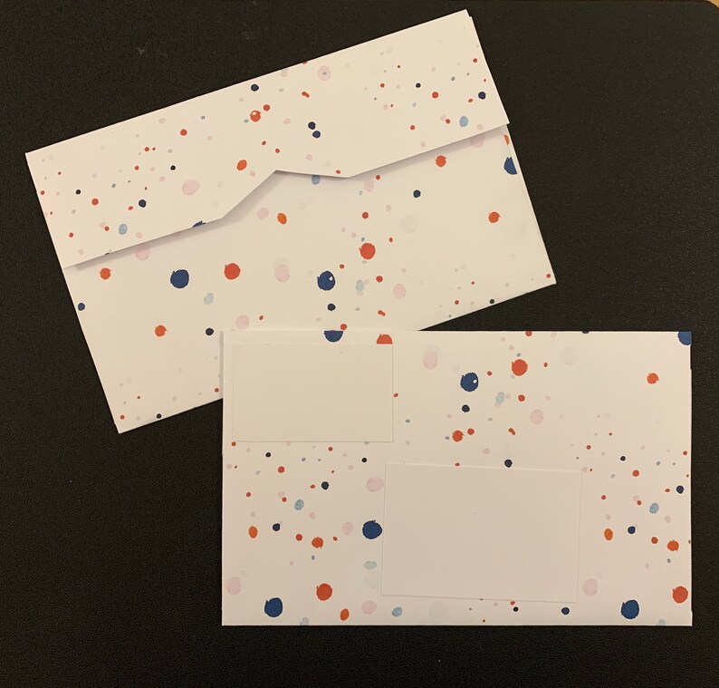 8 Cute Printed Envelopes Self-Seal