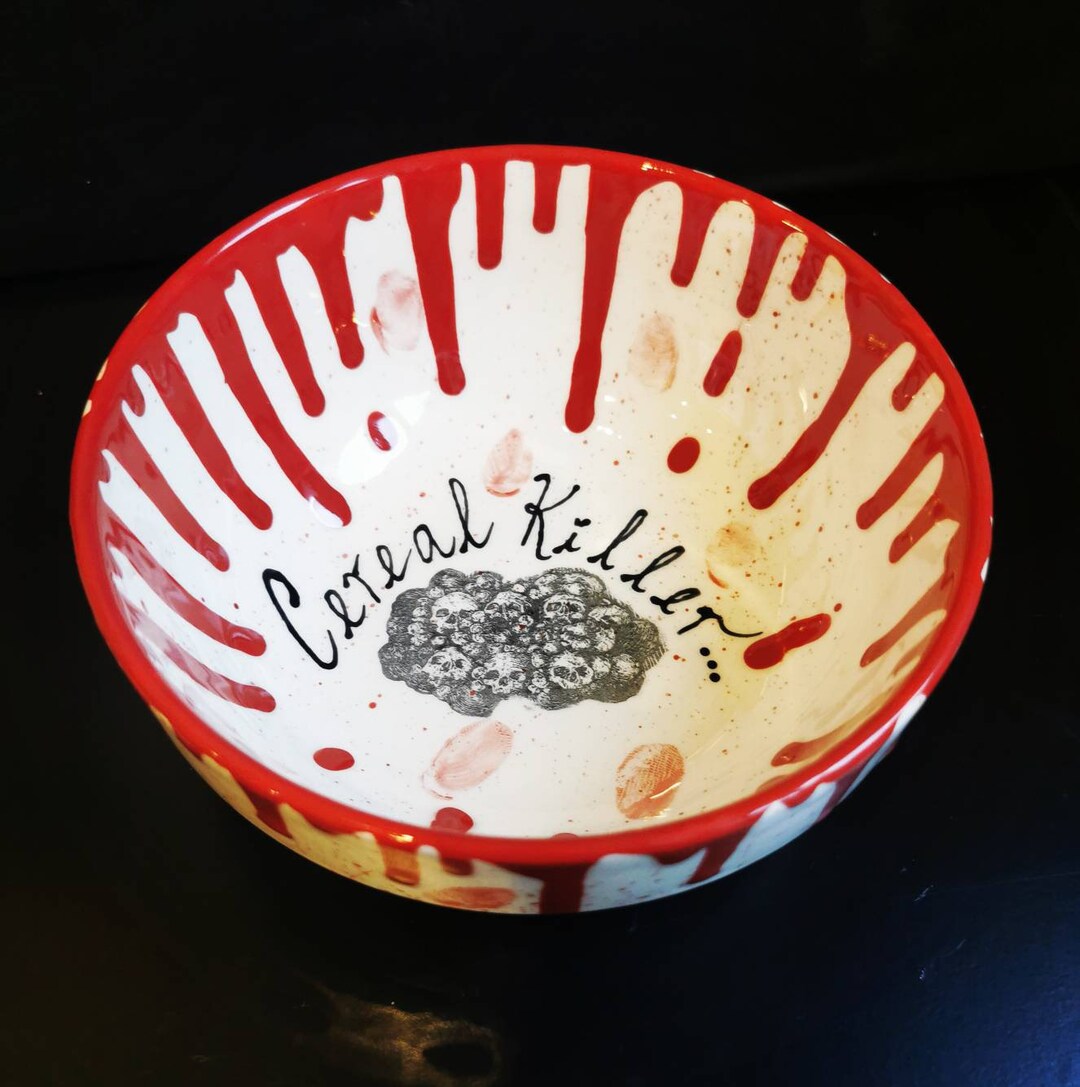 Serial Killers, Cereal Bowl, Cereal Killer, Ceramic Bowl, Serial