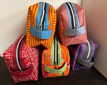 Medium boxy Holland Pouch. Assorted patterns