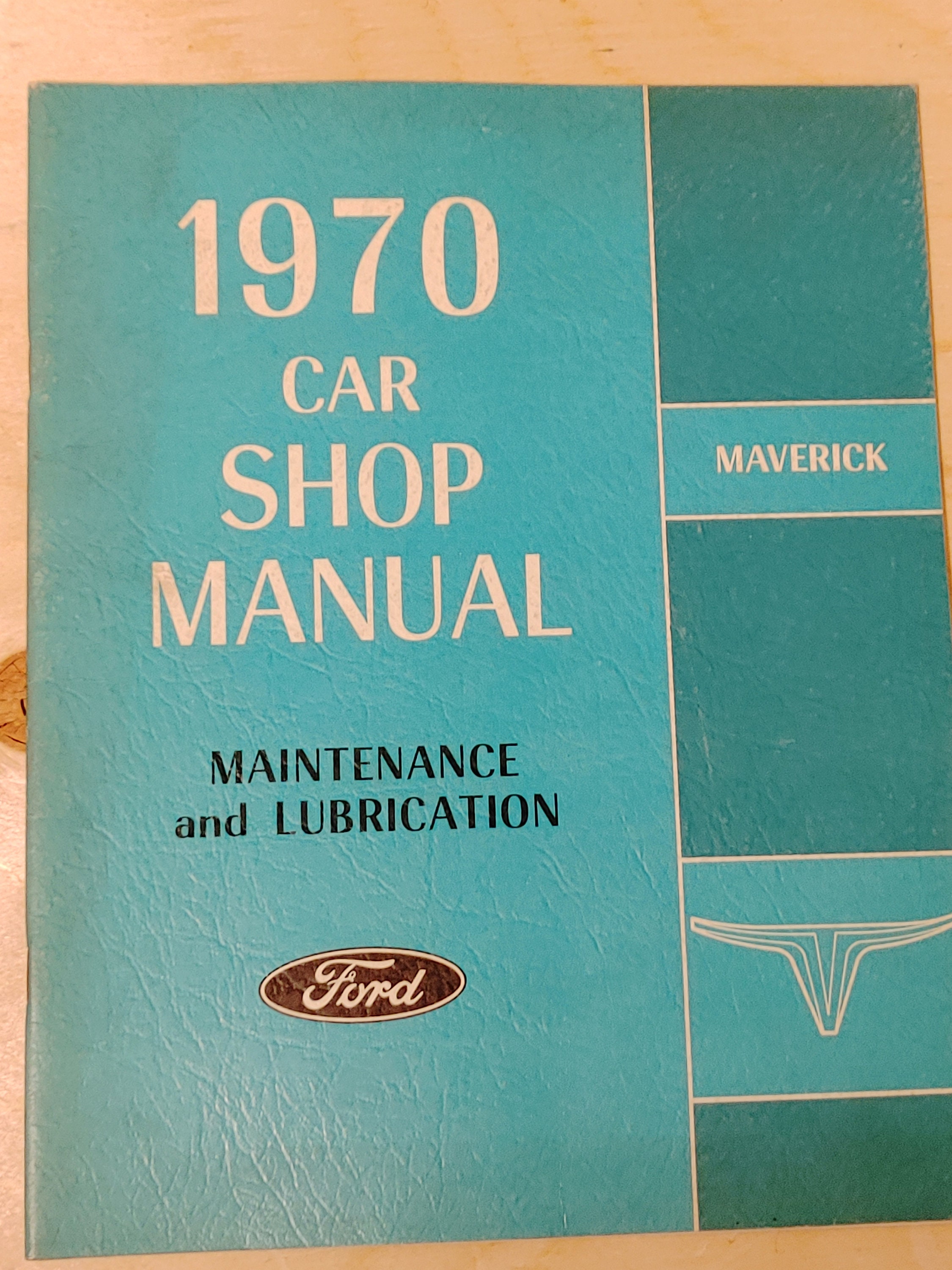 Original 1970 Ford Maverick Maintenance and Lubrication Manual OEM Etsy
