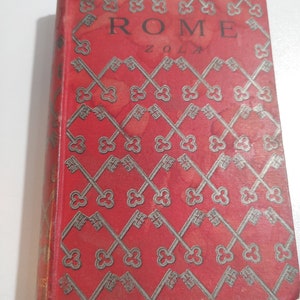 ROME 1896 Second Edition Emile Zola  Chatto & Windus Hard To Find