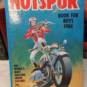 Vintage Hotspur Buch für Jungen 1984