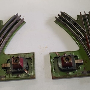 One Pair of Pre War Lionel O21 Switches #3