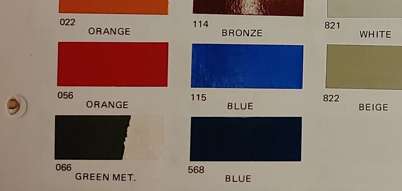 Ditzler PPG 1970 1971 1972 Japanese Import Color Chips Datsun 510 - Etsy