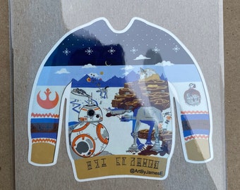 Star Wars Decal Combo Pack - Cover the Galaxy Sweater - Star Wars Sci-Fi Fan Art - Pick 3 Items Combo Pack