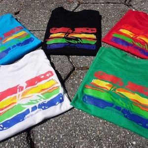 St Pete Biscuit Flag Shirts Cotton/Poly Pelican Design