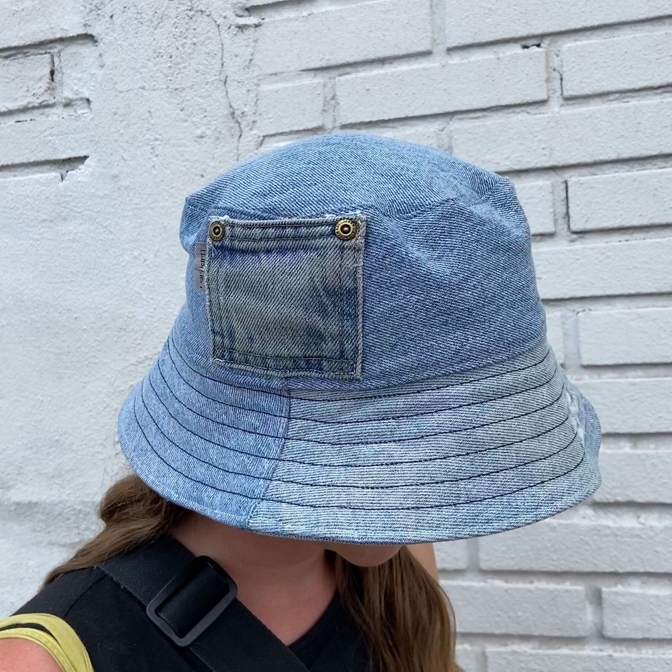 Reworked Vintage Colorblock Carhartt Bucket Hat